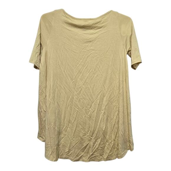 Rachel pally top womens size small yellow asymmetrical high low tee shirt casual - Picture 2 of 9